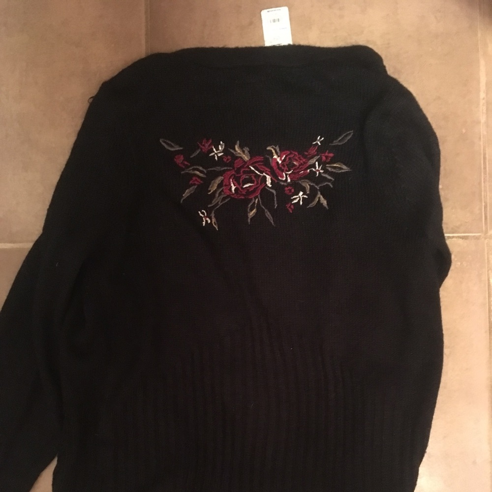 Black rose cardigan!